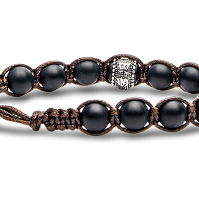Bracciale Ruota della Preghiera - Onice Satinato