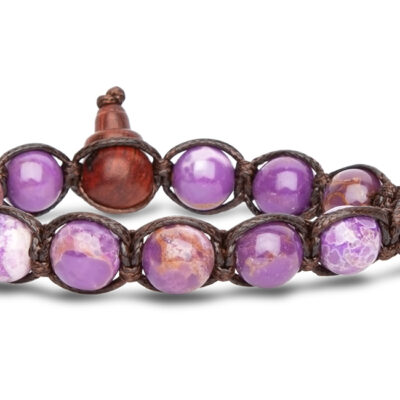 Bracciale Classico (8 mm) - Mica Viola
